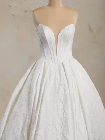 Maggie Sottero DERRICK MARIE #7 default All Ivory (gown with Ivory Illusion) thumbnail