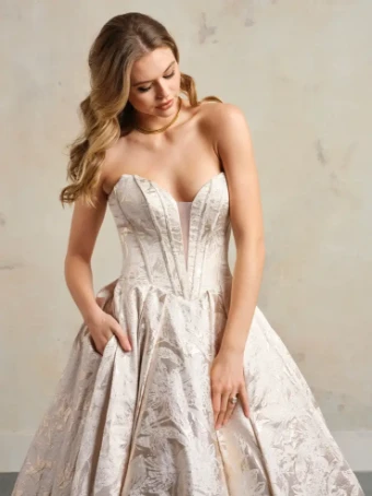 Maggie Sottero DERRICK MARIE #2 All Ivory (gown with Ivory Illusion) thumbnail
