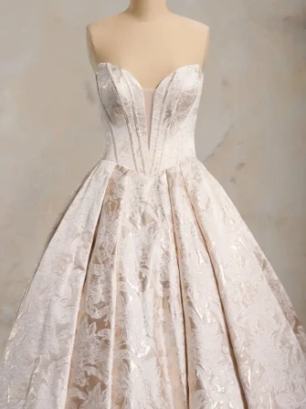 Maggie Sottero DERRICK MARIE #6 All Ivory (gown with Ivory Illusion) thumbnail