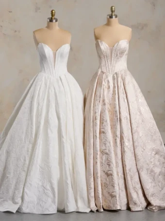 Maggie Sottero DERRICK MARIE #3 All Ivory (gown with Ivory Illusion) thumbnail