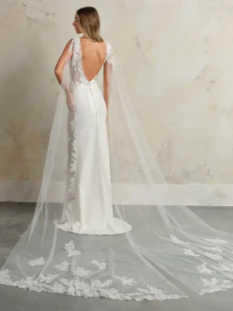 Maggie Sottero NAVI #5 default All Ivory (gown with Ivory Illusion) thumbnail