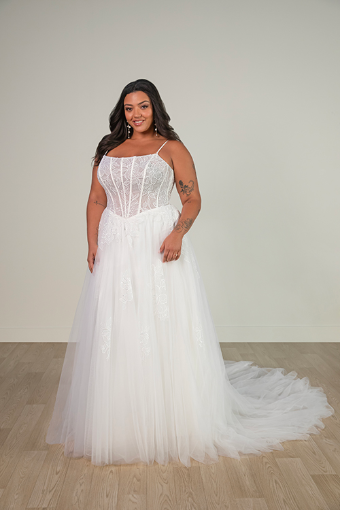 Stella York SY8114 #3 default (IV-IV) Ivory Lace Tulle and Regal Organza over Ivory Gown thumbnail