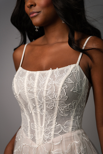 Stella York SY8114 #2 (IV-IV) Ivory Lace Tulle and Regal Organza over Ivory Gown thumbnail