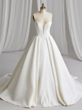 Maggie Sottero Derrick #3 Ivory (gown with Natural Illusion) thumbnail