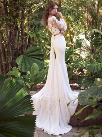 Maggie Sottero Ariana #3 Ivory (gown with Natural Illusion) thumbnail