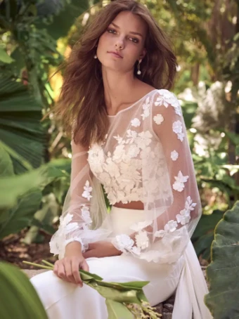 Maggie Sottero Ariana #1 Ivory (gown with Natural Illusion) thumbnail