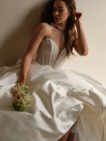 Maggie Sottero TINA #3 Ivory (gown with Natural Illusion) thumbnail