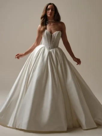 Maggie Sottero TINA #0 default Ivory (gown with Natural Illusion) thumbnail