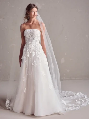 Maggie Sottero Avalon #2 All Ivory (gown with Ivory Illusion) thumbnail