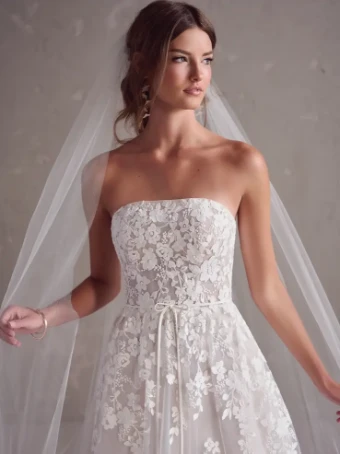 Maggie Sottero Avalon #1 All Ivory (gown with Ivory Illusion) thumbnail