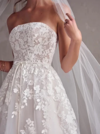 Maggie Sottero Avalon #3 All Ivory (gown with Ivory Illusion) thumbnail