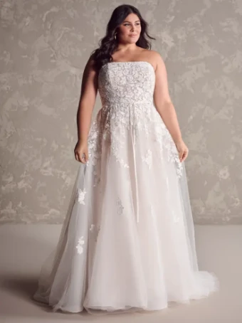 Maggie Sottero Avalon #0 default All Ivory (gown with Ivory Illusion) thumbnail