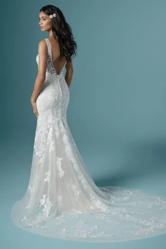 Maggie Sottero Greenley #1 Ivory over Soft Nude (gown with Nude Illusion) thumbnail