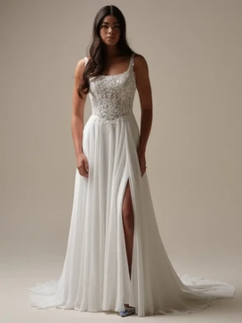 Rebecca Ingram CORY #0 default All Ivory (gown with Ivory Illusion) thumbnail