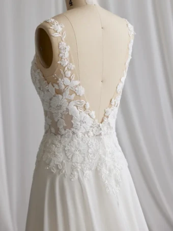 Rebecca Ingram Maeve #5 Ivory (gown with Natural Illusion) thumbnail