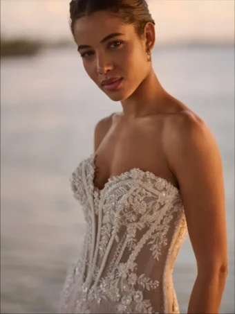 Maggie Sottero BENJIE ROYALE #4 default Ivory over Blush (gown with Light Nude Illusion) thumbnail