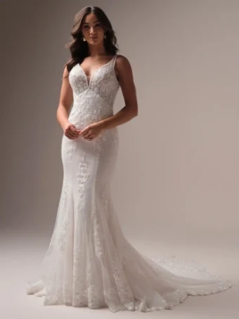 Maggie Sottero ELOISE #0 default All Ivory (gown with Ivory Illusion) thumbnail