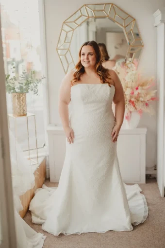 Essense of Australia D4182 #0 default (IV-IV) IVORY BEADED TULLE OVER IVORY GOWN thumbnail