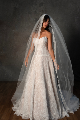 Essense of Australia D4462 #2 default (IV-RM) IVORY LACE TULLE AND ROYAL ORGANZA OVER RUM GOWN thumbnail