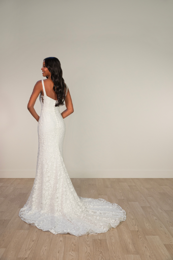 Stella York SY8253 #1 (IVIV-PL) Ivory Lace and Tulle over Ivory Gown w Porcelain Tulle Plunge thumbnail