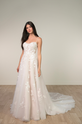 Stella York SY8213 #1 (IV-BC) Ivory Lace and Tulle over Biscotti Gown thumbnail