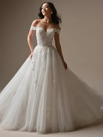 Maggie Sottero VERINA #1 All Ivory (gown with Ivory Illusion) thumbnail
