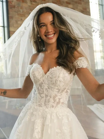 Maggie Sottero VERINA #2 All Ivory (gown with Ivory Illusion) thumbnail