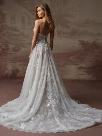 Maggie Sottero HADLEY #2 All Ivory (gown with Ivory Illusion) thumbnail