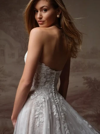 Maggie Sottero HADLEY #3 default All Ivory (gown with Ivory Illusion) thumbnail