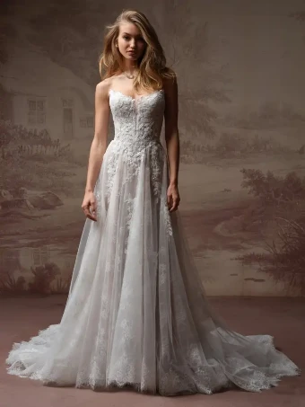 Maggie Sottero HADLEY #0 default All Ivory (gown with Ivory Illusion) thumbnail