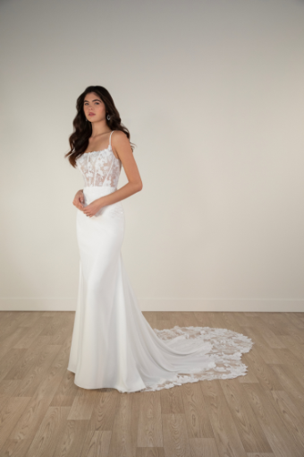 Stella York 7868 #0 default (IV-PI) IVORY LACE OVER PURE IVORY GOWN thumbnail